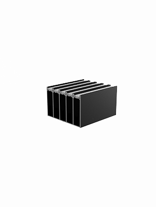 Boven- en onderrail extra set 1 meter